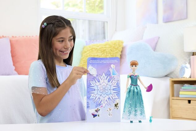 Frozen Spin and Reveal punčka Anna