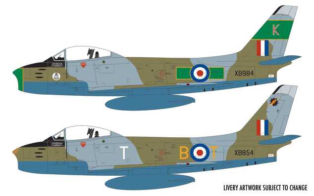 Classic Kit Flugzeug A08109 - Canadair Sabre F.4 (1:48)