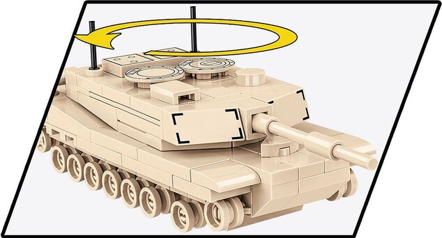 Cobi Abrams M1A2, 1:72, 174 k