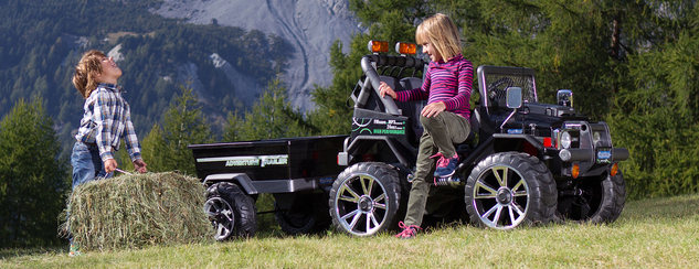 Peg-Pérego Gaucho Superpower 24V - 680W čierna