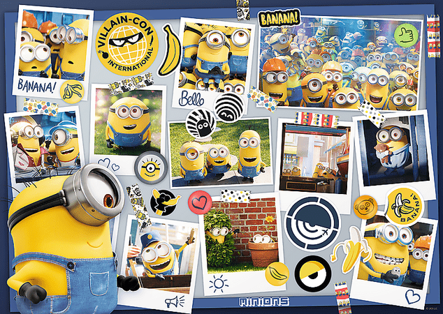 Trefl Puzzle 500 - Bláznivá zbierka fotografií / Minions: Zloduch prichádza