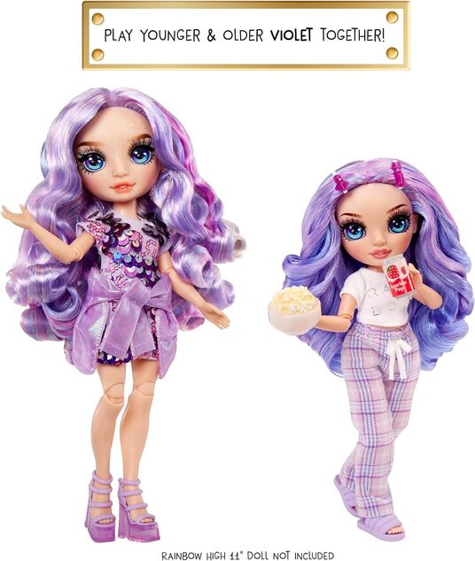 Rainbow High Junior Fashion bábika - Violet Willow