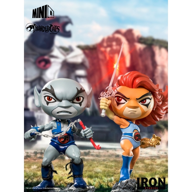 Iron Studios Minico &amp; ThunderCats - Cheetara &amp; Snarf Figura
