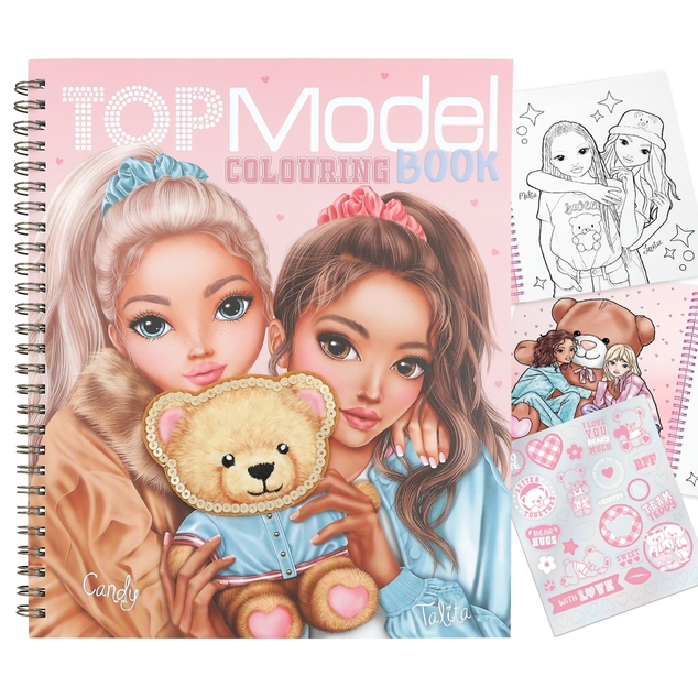 Top Model Omaľovánka Colouring Book, Candy, Talita &amp; medvedík