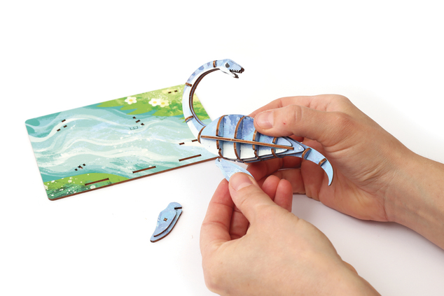 GRAINE CREATIVE Leseni 3D model Pleziozaver