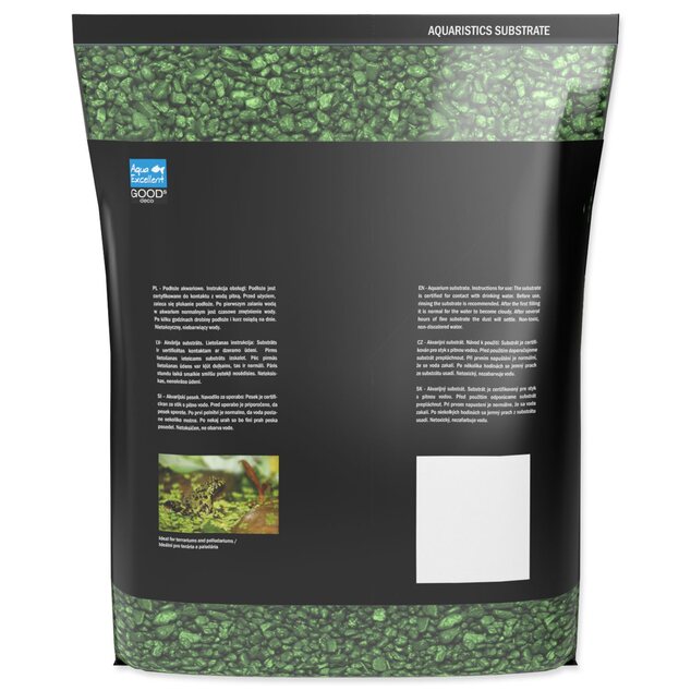 Piesok Aqua Excellent olivově zelená 3-6mm 3kg