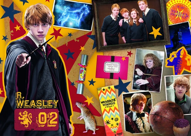 Trefl Puzzle Harry Potter, Harry Potter, Ron, Hermiona 3v1 400 + 500 + 600 dielikov