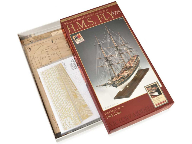 VICTORY MODELS HMS Fly 1776 1:64 kit