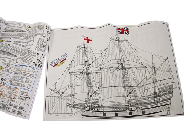 Kit Mantua Model Mayflower 1:64