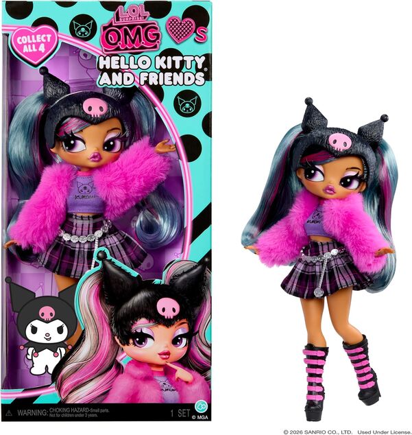 L.O.L. Surprise! OMG Sora cea mare ca Hello Kitty - Kuromi