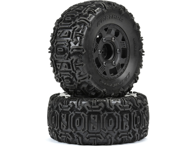 Duratrax kolo 2.2"/3.0" Warthog H12/14mm čierne (2)