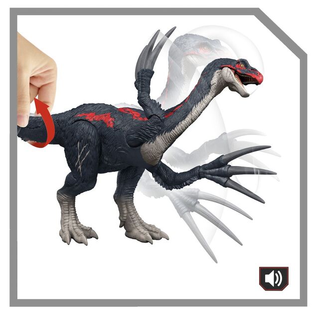 Mattel Jurassic World Revúci Therizinosaurus