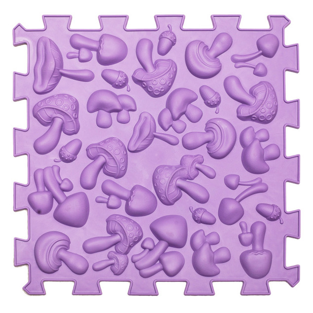 Ortek Masážna podložka Puzzle Mix Pastel 6 prvkov