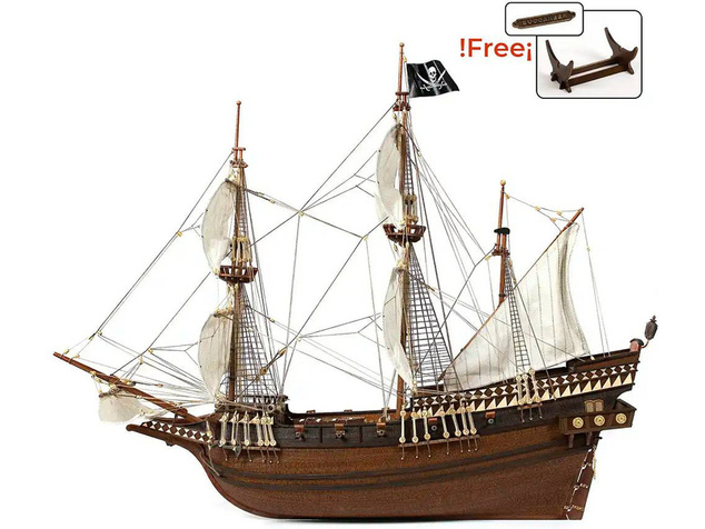 OCCRE Buccaneer pirátska loď 1:100 kit