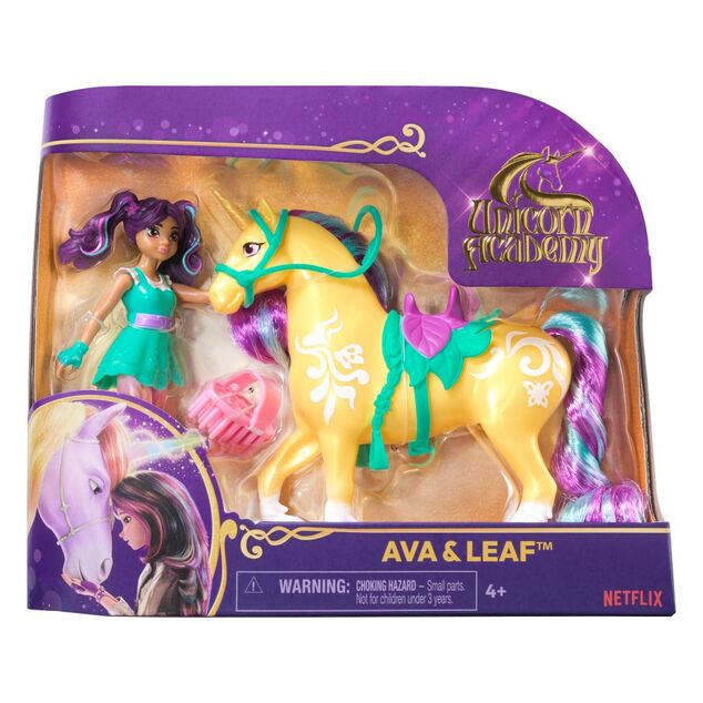 Unicorn Academy figúrky 11 cm Ava a Leaf