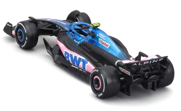 Bburago 1:43 RACE Formula F1 - BWT Alpine F1 Team A524 (2024) #10 (Pierre Gasly)