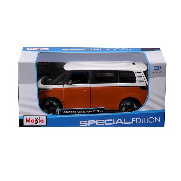 Maisto - 2023 Volkswagen ID.Buzz, bijela, metalik narančasta, 1:24