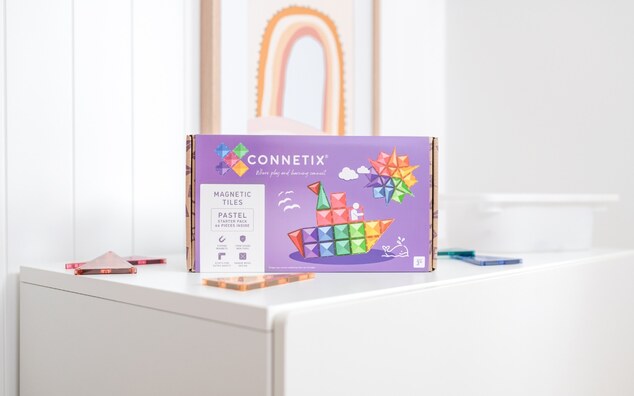 CONNETIX® Pastel Starter Pack magnetická stavebnica 64 ks