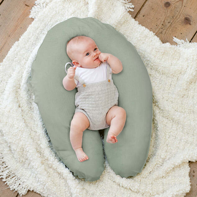 Poťah na multifunkčný dojčiaci vankúš Comfybig, Tetra Green