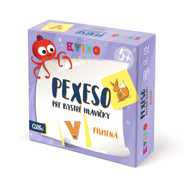 Albi Kvído Pexeso pre bystré hlavičky Písmená