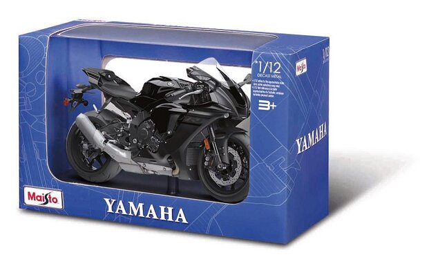 Maisto - Motocykl se stojanem, Yamaha YZF-R1, černá, 1:12
