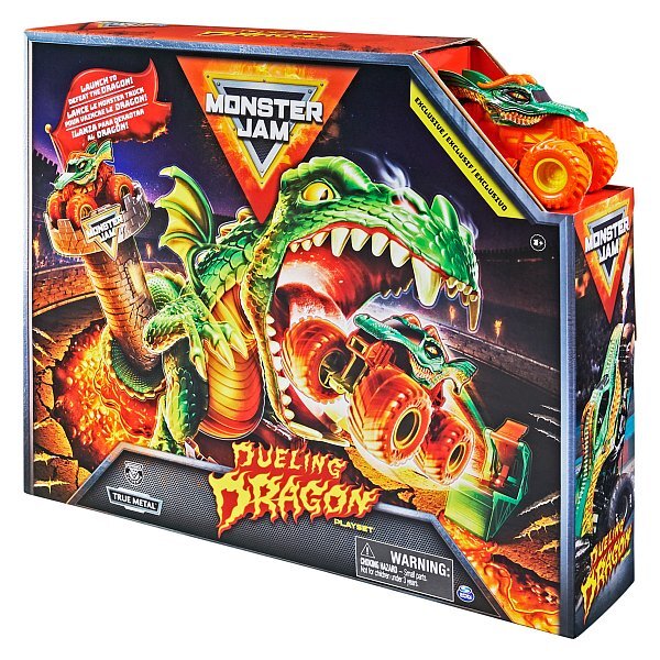 Monster Jam - Hrací set Dueling Dragon, 1:64