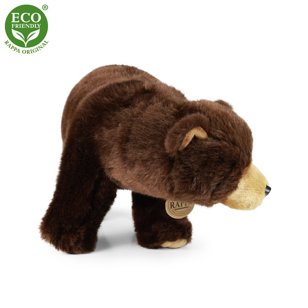Plyšový medveď hnedý stojaci 40 cm ECO-FRIENDLY