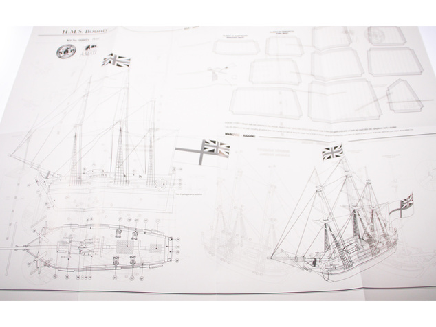 AMATI HMS Bounty 1:135 First step kit