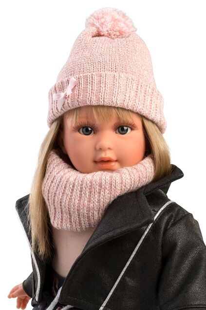 Llorens 54040 CARLA -realistická bábika s mäkkým látkovým telom  - 40 cm