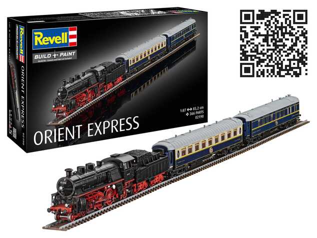 Maquette en plastique locomotive 02190 - Orient Express (1:87)