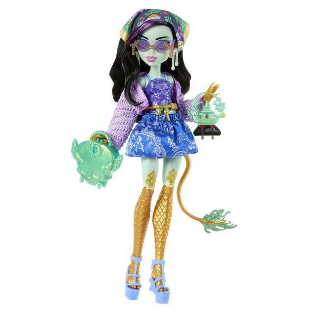 Mattel Monster High Skulltimate secrets Destination muñeca JINAFIRE LONG, JDR52