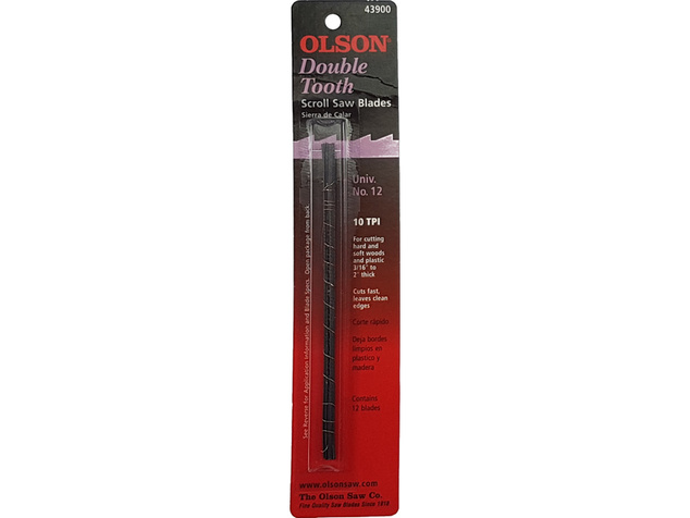 Olson list do lupienkovej pílky 0.66x0.33x127mm dvojitý zub 10TPI (12ks)