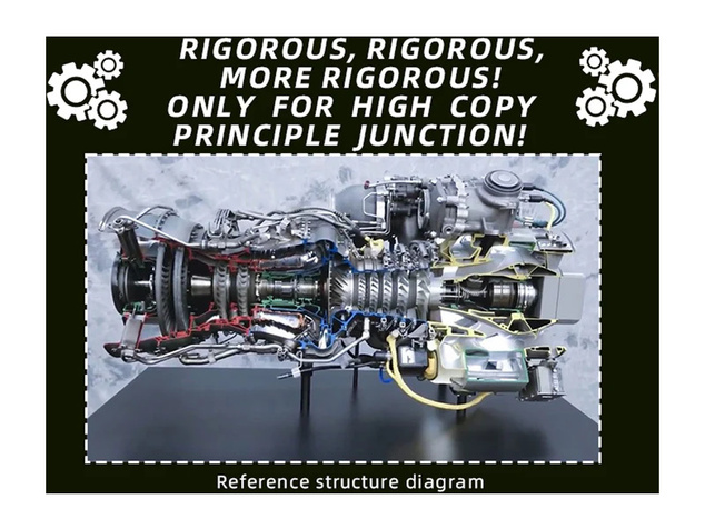 Teching turbohriadeľový motor
