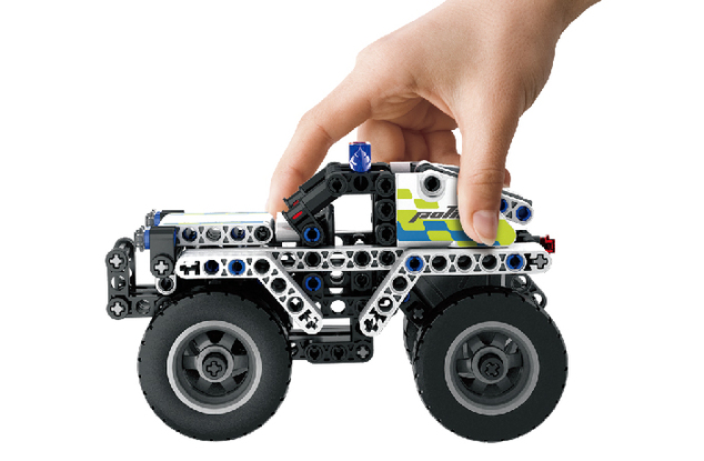Stavebnica Policajný JEEP 199 ks