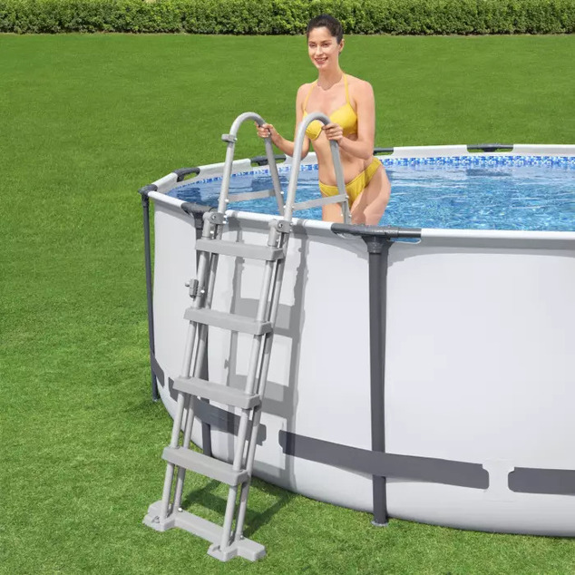 Bestway Escalera de seguridad Flowclear 1.22m