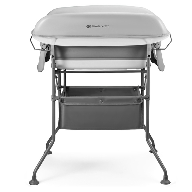 Kinderkraft Wickeltisch mit Badewanne Bubbly Grey