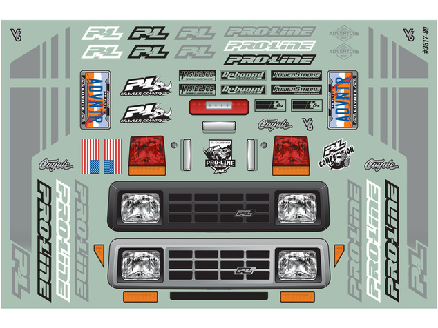 Pro-Line carrocería 1:10 Coyote HP (Crawler 313mm)