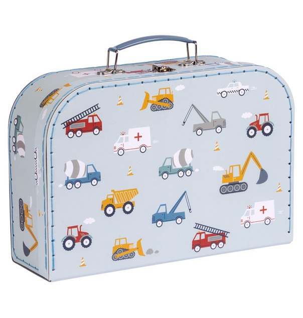 A Little Lovely Company - Set aus zwei Pappkoffern - Fahrzeuge