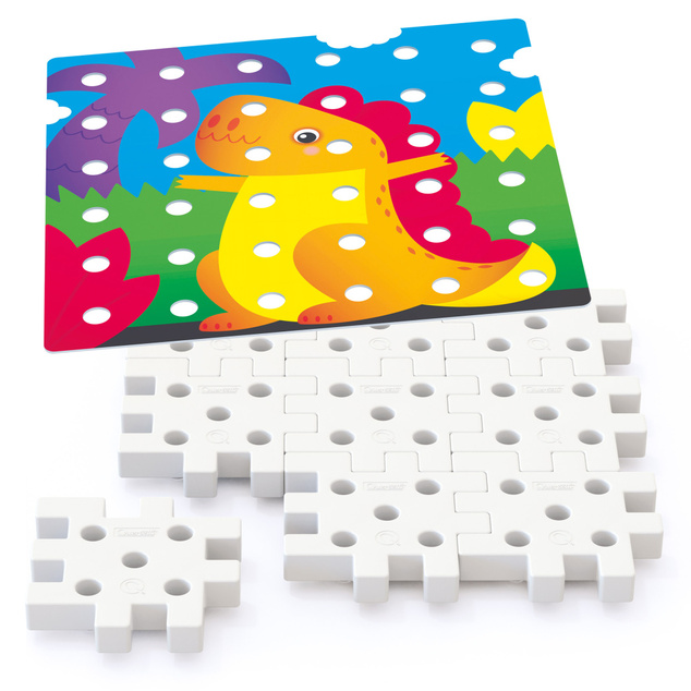 Quercetti Jumbo Peggy - mozaika - 45 ks
