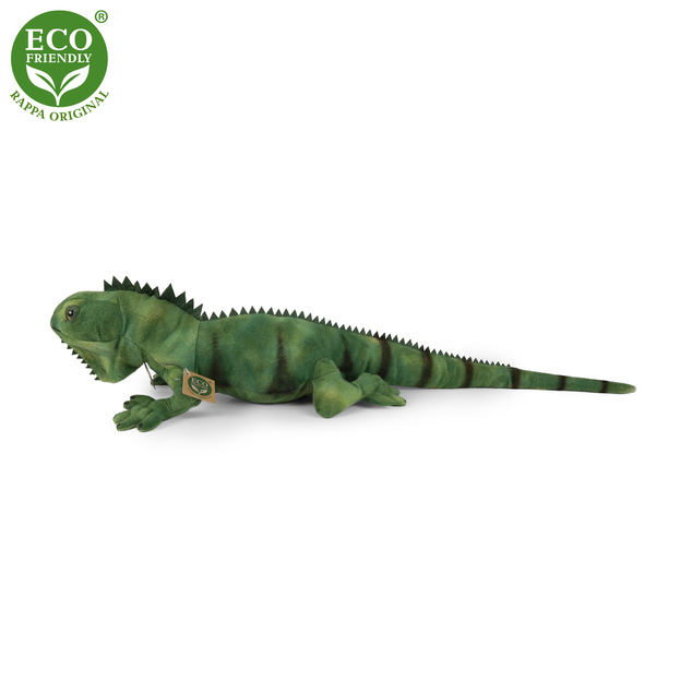 Plyšový leguán zelený 70 cm ECO-FRIENDLY
