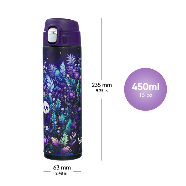 BAAGL Thermoflasche Jungle Panda, 450 ml