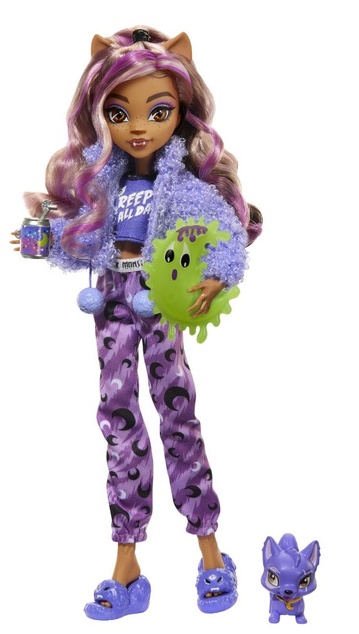 Mattel Monster High Creepover Partypuppe – Clawdeen