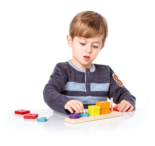 Cubika 15320 Klassenformen VI - Holzpuzzle 16 Teile