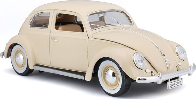 Bburago 1:18 Volkswagen Käfer 1955 Beige