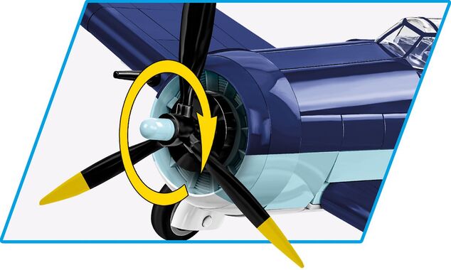 Cobi II WW Grumman F6F Hellcat, 1:48, 235 k