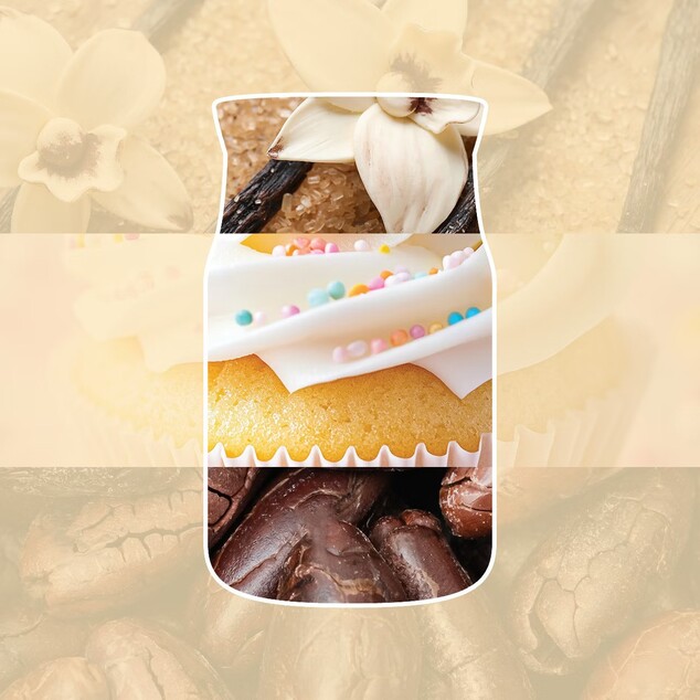 YC Signature Kerze Klein Vanilla Cupcake