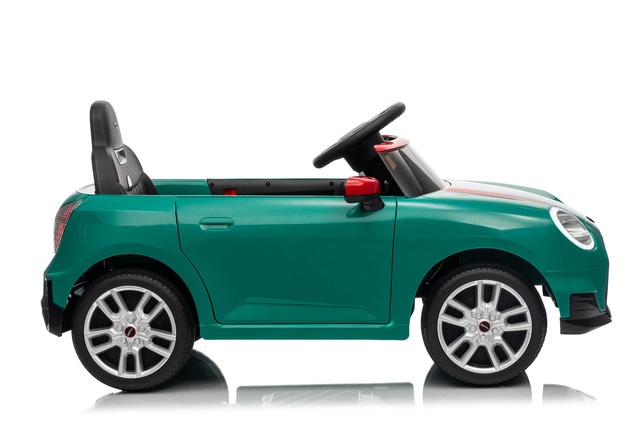 Elektrické autíčko BMW Mini Cooper 12V, zelené, USB Vstup s Bluetooth pripojením na MP3 Pr