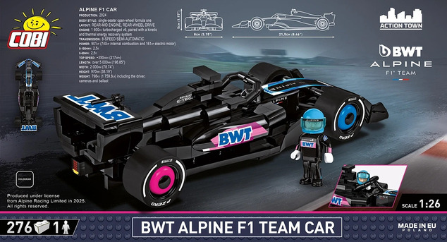 Cobi BWT Alpine F1 Team Car
