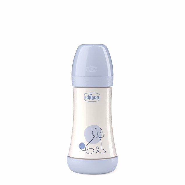 CHICCO Biberón anticólico Perfect5 240 ml niño flujo medio 2m+