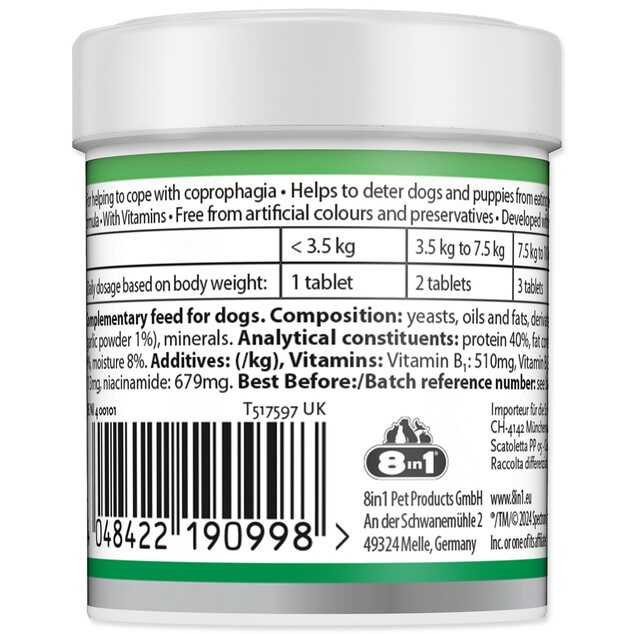 Pochúťka 8in1 Vitality Deter tablets for dogs 100 tbl.